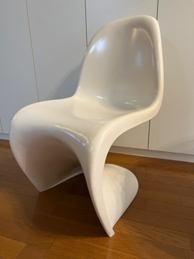 PANTON パントンチェア リプロダクト ミッドセンチュリー 美品 白 艶あり