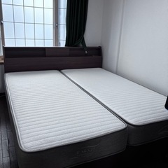 【超お得品❗️】定価24万円・美品クイーンベッド ニトリNスリープ