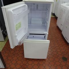 ID 357471　冷蔵室２ドア　137L　シャープ　２０１７年製　SJ-D14D-W