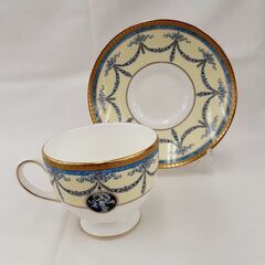 ★ジモティー割引有★ WEDGEWOOD MADELEINE マデリン カップ&ソーサー(リー) 珈琲&紅茶兼用 2客セット 未使用品 