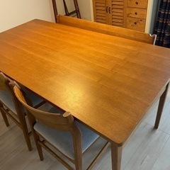 【引取限定】unico ウニコ ダイニングテーブルセット ベンチ