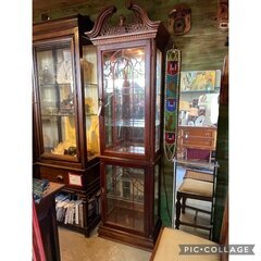 アンティーク/ショーケース/飾り棚/コレクションボード