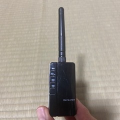 お話中　Logitec wifi中継器 LAN-RP101BK
