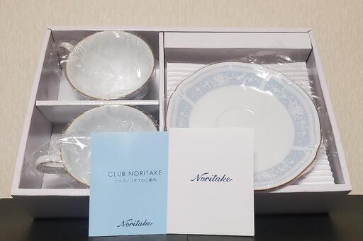 新品・未使用　Noritakeのペアコーヒーカップ\u0026ソーサー