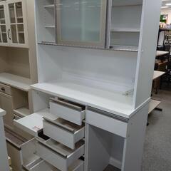 【ダイニングボード】ダイニングボード ニトリ NITORI キッチンボード 食器棚 カップボード レンジボード:ホワイト