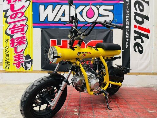 【中古】PHOENIX　ガンナー50 Ⅱ カスタム車 4速セル付 LEDヘッドライト 配送可 千葉県木更津市発