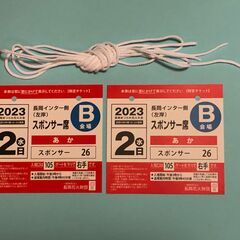 長岡花火2023　2日（水）チケットセット（左岸）スポンサー席2枚