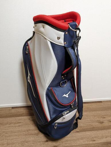 mizuno ミズノキャディバッグ 美品 紺 Amazon | ミズノ（MIZUNO） ゴルフ キャディバッグ カート式 9.5型 5
