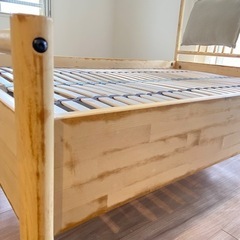 IKEA ベッドフレーム ダブル ビョルクスネース