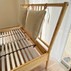 IKEA ベッドフレーム ダブル ビョルクスネース