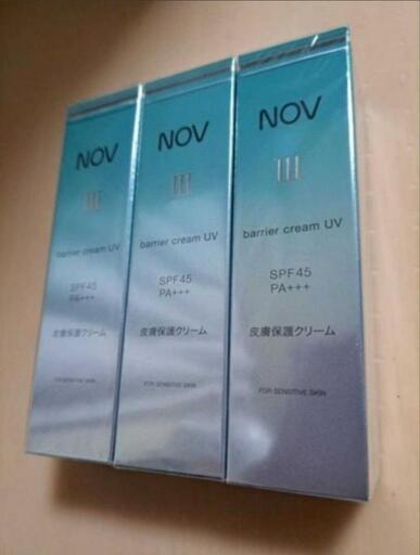 \n\nNOV ノブ Ⅲ バリアクリームUV 化粧下地 3つ 13,200