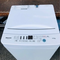 福岡市内配送設置無料　2021年式　全自動洗濯機 ホワイト HW...