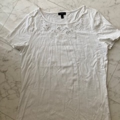 タルボット　白レースTシャツ S