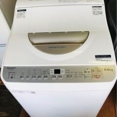 「配送・設置可能」2018年式　ES-TX5B-N 縦型洗濯乾燥...