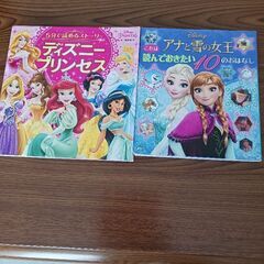 ディズニープリンセス、アナと雪の女王の2冊セット(決まりました)