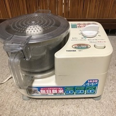 東芝精米器　洗米機能付き