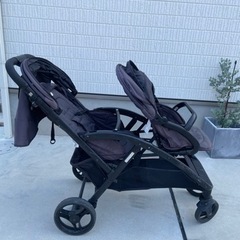双子 ベビーカー joie 縦型