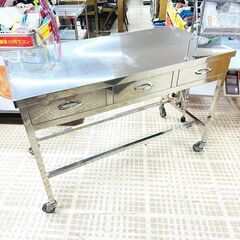 ジモティ限定価格】医療用 作業台 テーブル キャスター 引出