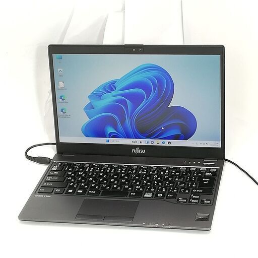 送料無料 日本製 ノートパソコン 軽量 薄型 13.3型 富士通 U938/T 中古美品 第7世代 i5 8GB 高速SSD 無線 Bluetooth Webカメラ Windows11 Office
