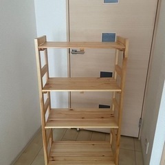 【ネット決済】山善　木製　ウッド　ラック
