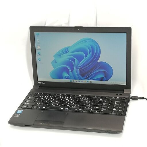 送料無料 ノートパソコン Windows11 15.6型 東芝 B554/L 中古美品 第4世代 i5 8GB 高速SSD DVD 無線LAN Bluetooth Webカメラ Office 保証付