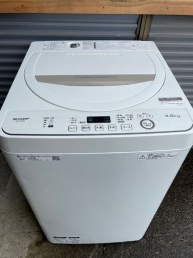 ●SHARP 4.5kg  全自動洗濯機 ●2019年製
