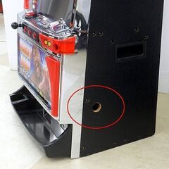 札幌市/清田区 エレコ スロット実機 ビーストサップ 4号機 コイン機 簡易動作OK 設定キーのみ 家庭用電源100V 難有/現状品