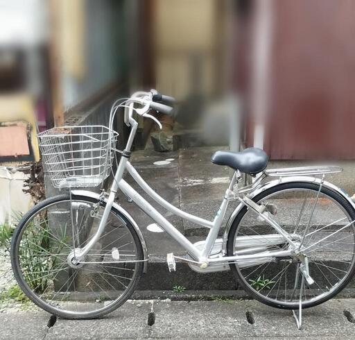 27インチ  オートライト付き通勤  通学用自転車　(お話し中)