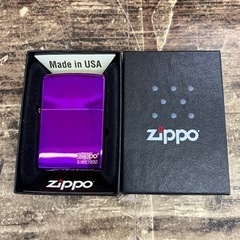 Zippo💛パープルカラー💛ジッポライター601