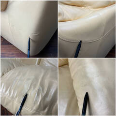 WY5/8 Leatherworld レザーワールド 三人掛けソファ オールレザー 総革