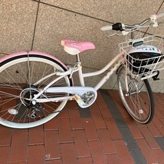 子供用自転車ブリヂストン24インチ　ヘルメット付　美品です