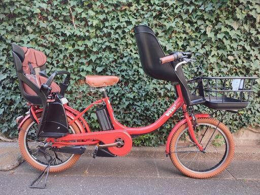 カラーコーデ Bikke 2e ハッピーレッド 子供乗せ 3人乗り