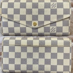 LOUIS VUITTONルイヴィトン　ダミエ アズール ポルトフォイユ サラ