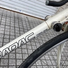 ロードバイク】ブリヂストン製RADAC RDF-49フレーム 前後タイヤ