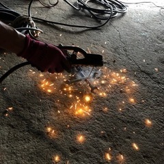 ［にec］【北海道旭川市 直接引き取り限定品】MEIHO 溶接機&発電機 MYW-140S1 通電動作確認済み 簡易メンテ済み 中古 工場 DIY ガソリン