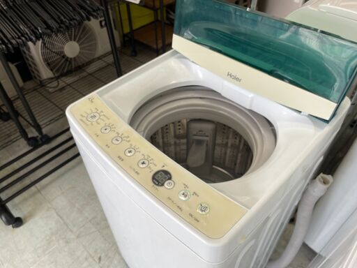 配送設置込み　ハイアール４.５K洗濯機　2019年製　分解クリーニング済み！！