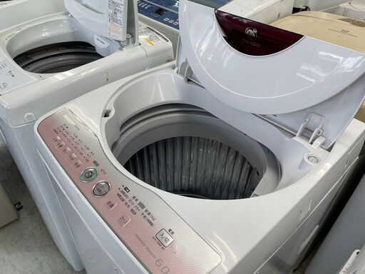 配送設置込み　シャープ6.0K洗濯機　2014年製　分解クリーニング済み！！基板交換していますので末永く使用できると思います