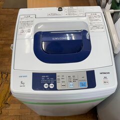 洗濯機　No.6796　日立　2018年製　5kg　NW-H52...