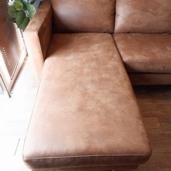 ☑️メル売約済首都圏送¥0〜未使近ノーチェ14万左⇄右切替3人掛けコーナーソファーソファ