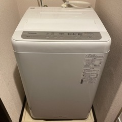 洗濯機　Panasonic 6.0 2019年製　NA-F60B13