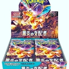 【ネット決済・配送可】ポケモンカード　黒炎の支配10パック