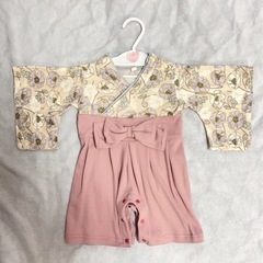 袴　ロンパース　ベビー服　60cm