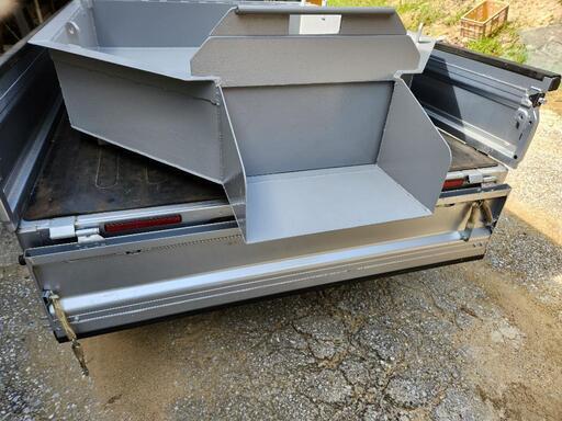 新品 セール 土木や農業に鉄製多目的運搬箱 軽トラック用 配送可