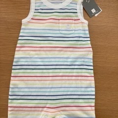 【新品】baby GAP ショートオール ロンパース ノースリー...