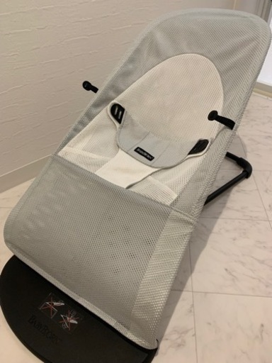 ベビービョルン　バウンサーブリス　メッシュ　グレー×ホワイト