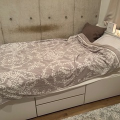 ニトリの収納付きシングルベッド