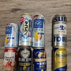 【受け渡し決定】お酒(ビール系・酎ハイ系)