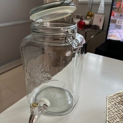 ガラスのドリンクサーバー(保存瓶)