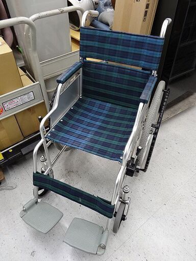 売約済！【恵庭】☆中古品☆Nissin 自走式 車椅子 NA-110A 折りたたみ 24インチ 介護 PayPay支払いOK！