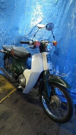 スーパーカブ50（AA01）キャブのキックでエンジン始動（レアバイク）